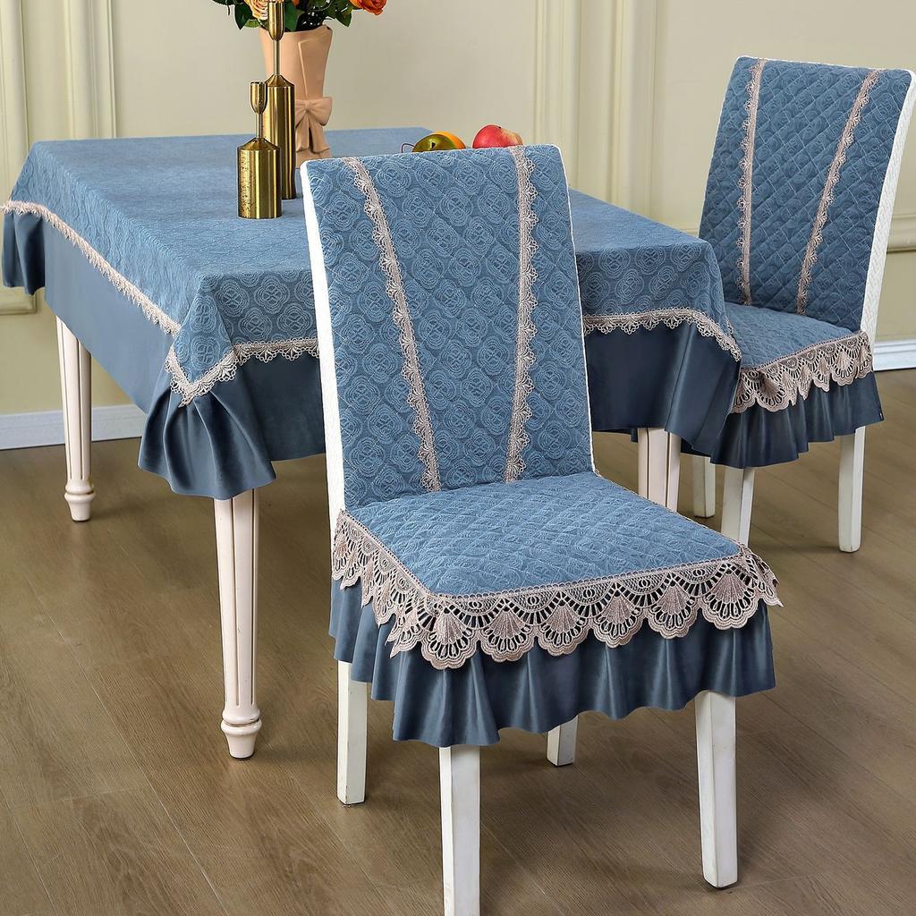 Living Room Chair Cover Soft Warm Decorative Full Coverage Dining Chair Cover Integrated Backrest Slip Resistant Seat Protector