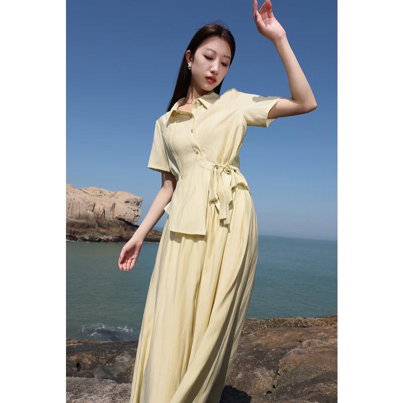Sancai Plus Size Summer Cardigan & Skirt Set