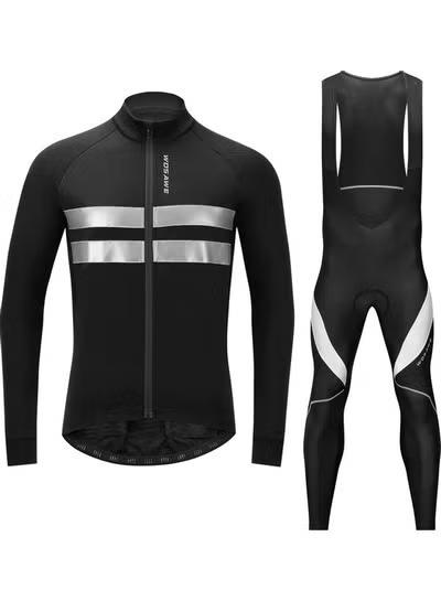 Cross-border PAS Long-sleeved Cycling Suit Spring and Autumn Quick-drying Breathable Road Bike Suit Mountain Bike Suit Men's PNS