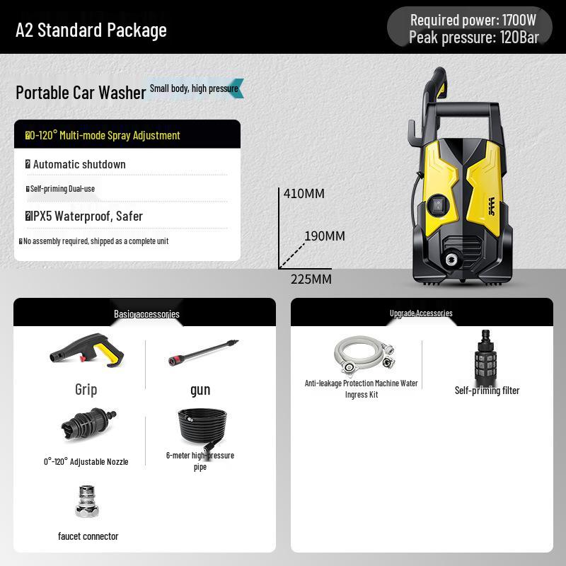 High-Pressure Rotating Brush Head Adapter for 3AAA Karcher Floor Scrubber