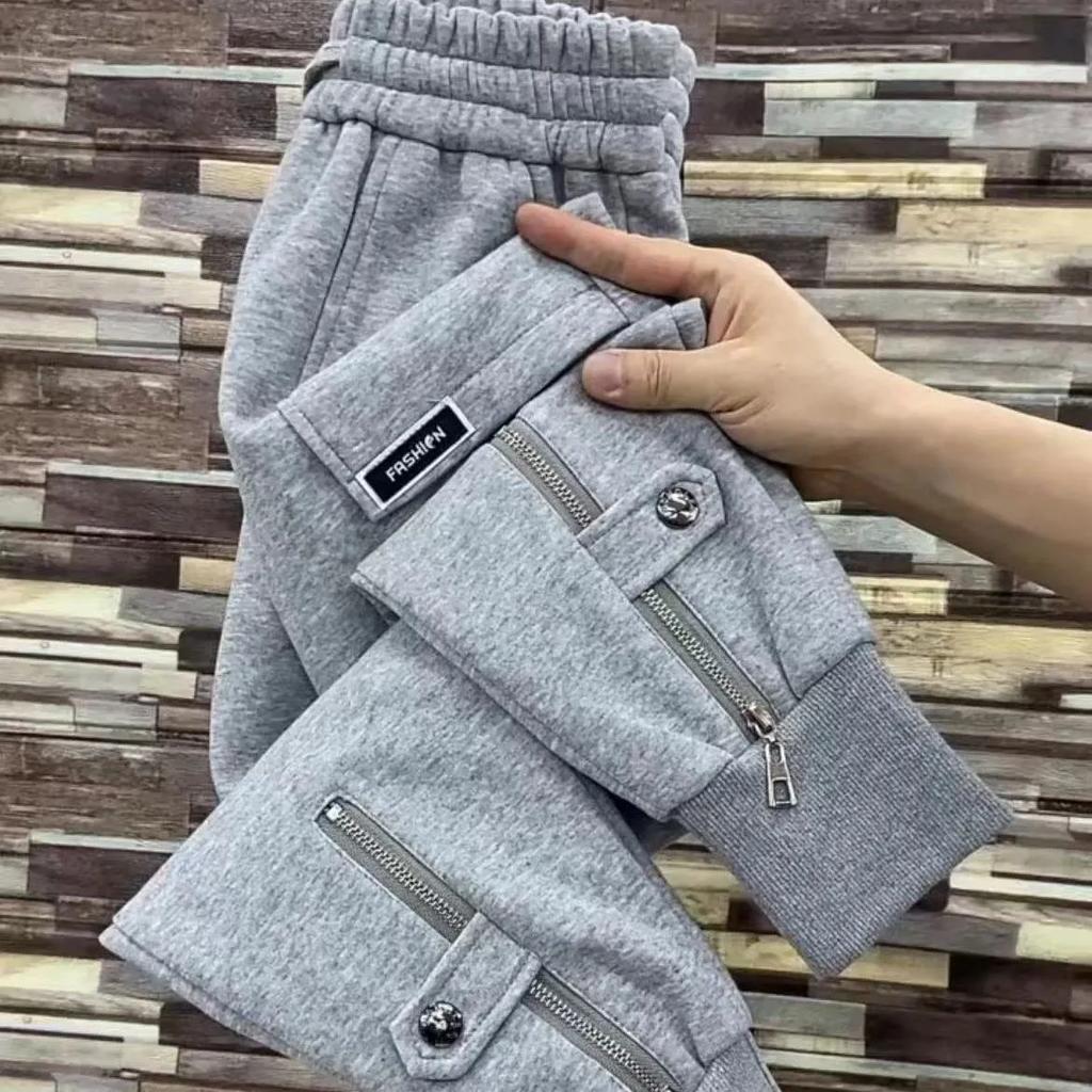 Women Spring and Autumn High Waist Plus Size Harlem Pants Loose and Slim Skinny Zipper Pants Sports Casual Trousers Female