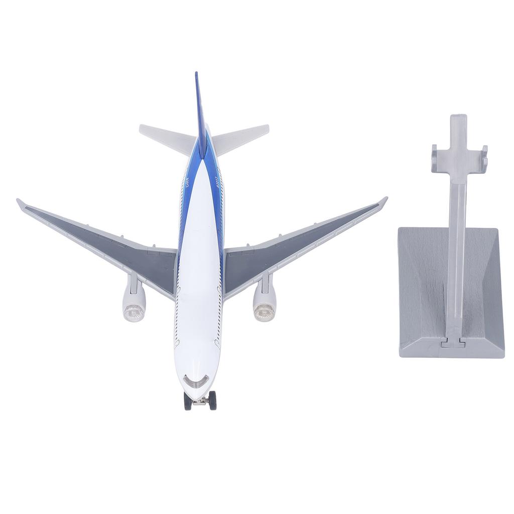 Alloy Pull Back Airliner Toy Kid Simulated Diecast Sound Light Airplane Model Toy Home Decoration