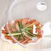 ABS Microwave Splatter Cover Transparent Cover Microwave Plate Cover Lid with Handle and Adjustable Steam Vents Holes