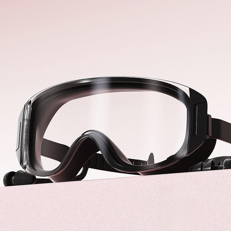 Adult Swimming Goggles With Antifog And Waterproof Features For Comfortable Water Sessions чёрный