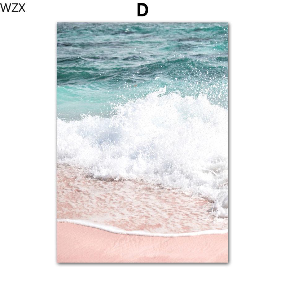 Morze Egejskie Santorini Plaża Muszla Kwiat Sztuka Ścienna Płótno Malowanie I Wydruki Obrazy Ścienne Do Wystroju Salonu Plakaty Nordyckie