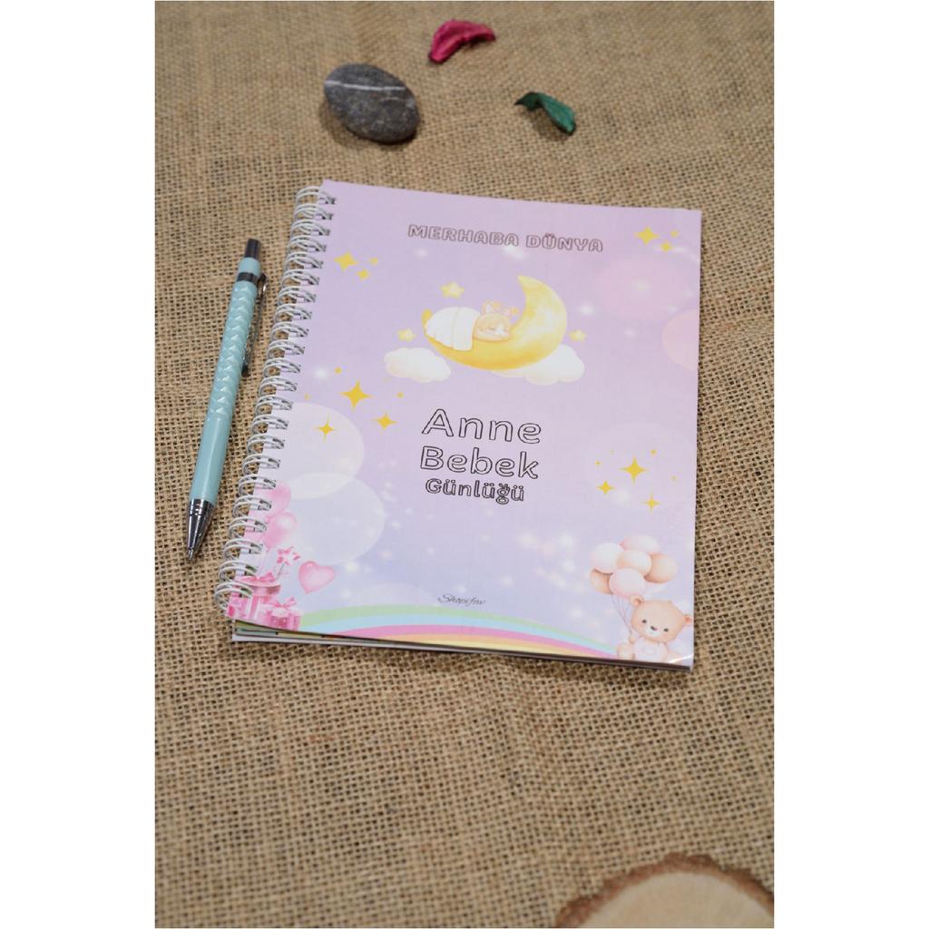 Schwangerschafts- und Mutter-Baby-Tagebuch: Sammeln Sie Erinnerungen, schaffen Sie Erinnerungen, die ein Leben lang halten