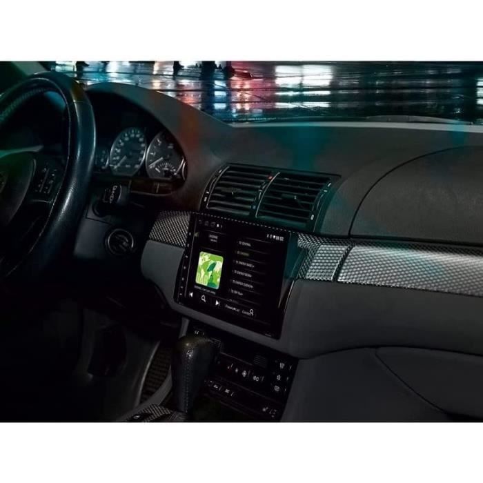 Kit de montage autoradio - sound-way - bmw 3 series e46 - 9 pouces - noir - adaptateur can bus