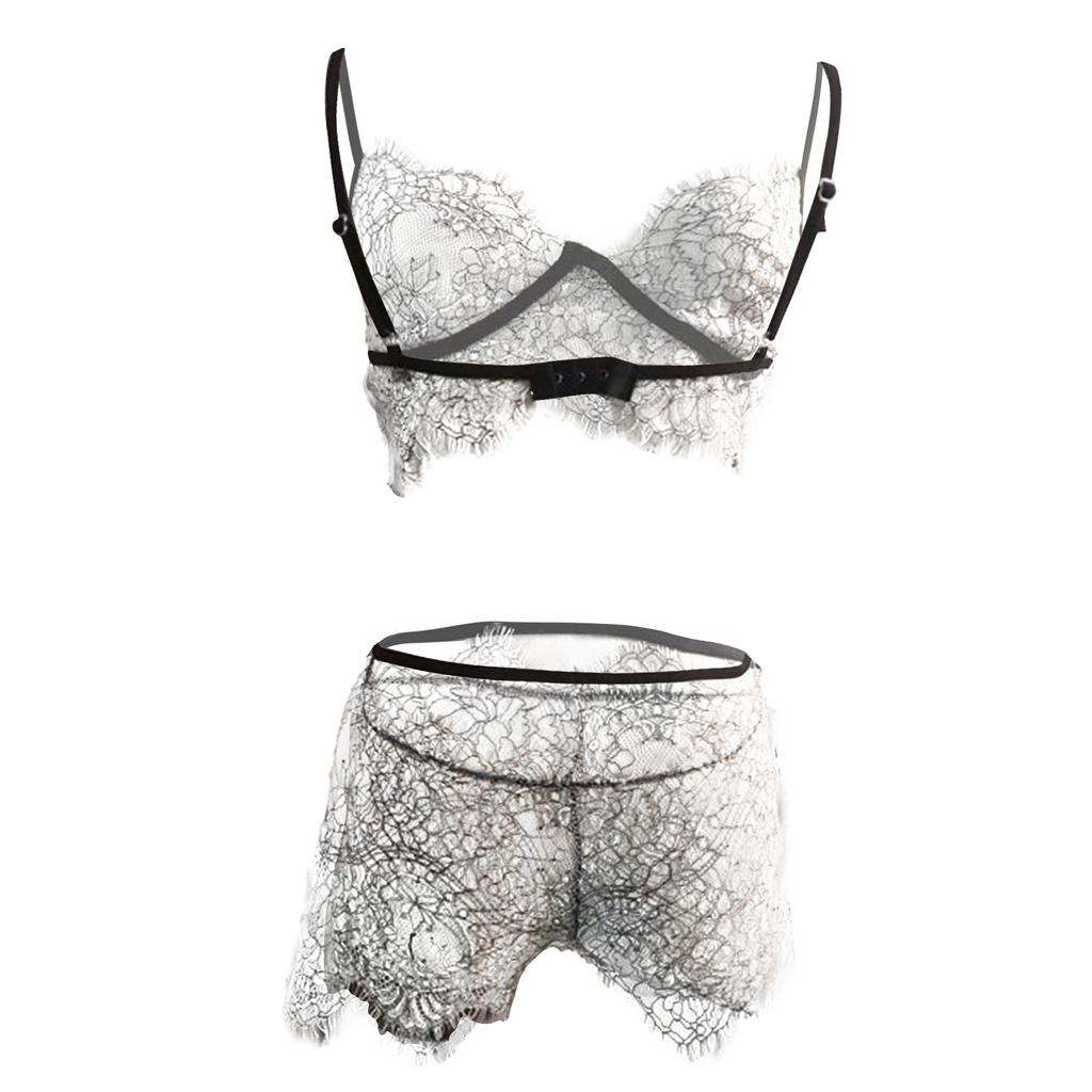 Женское сексуальное модное однотонное сетчатое нижнее белье, прозрачный ...