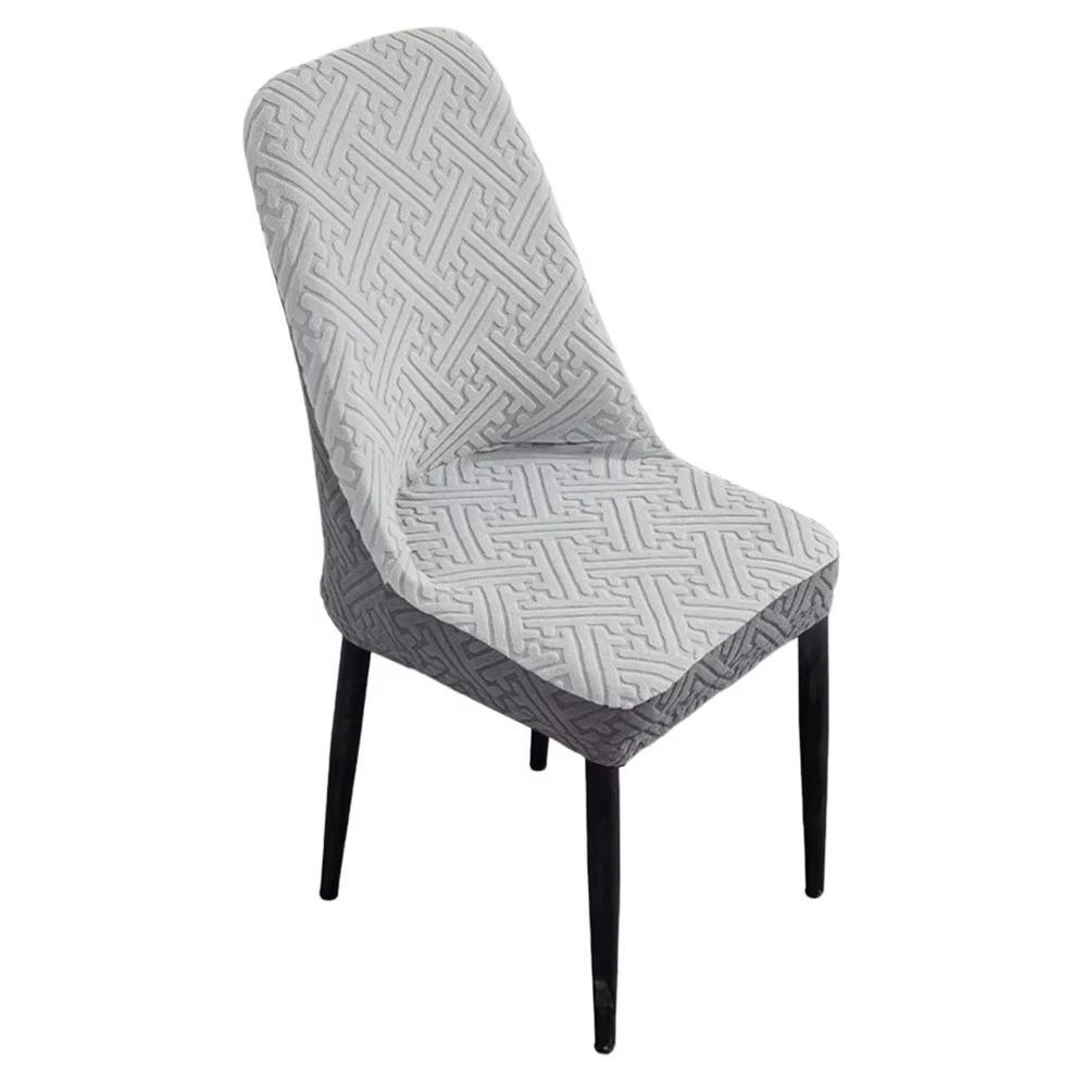 Anti-slip Jacquard Dining Chair Cover High-elastic Integrated Seat Cover  Wedding Party
