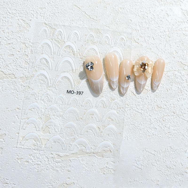 

Смешанные размеры французских градиентных линий для дизайна ногтей наклейки для ногтей слайдеры маникюрные аксессуары для самостоятельного украшения ногтей 1