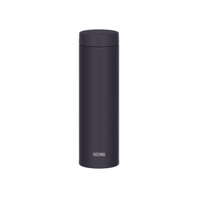 Thermos Vacuum Insulated Portable Midnight with Few Parts for Easy Secure Screw and Stainless Steel Mug, 480ml, Black, Cleaning, Closure,