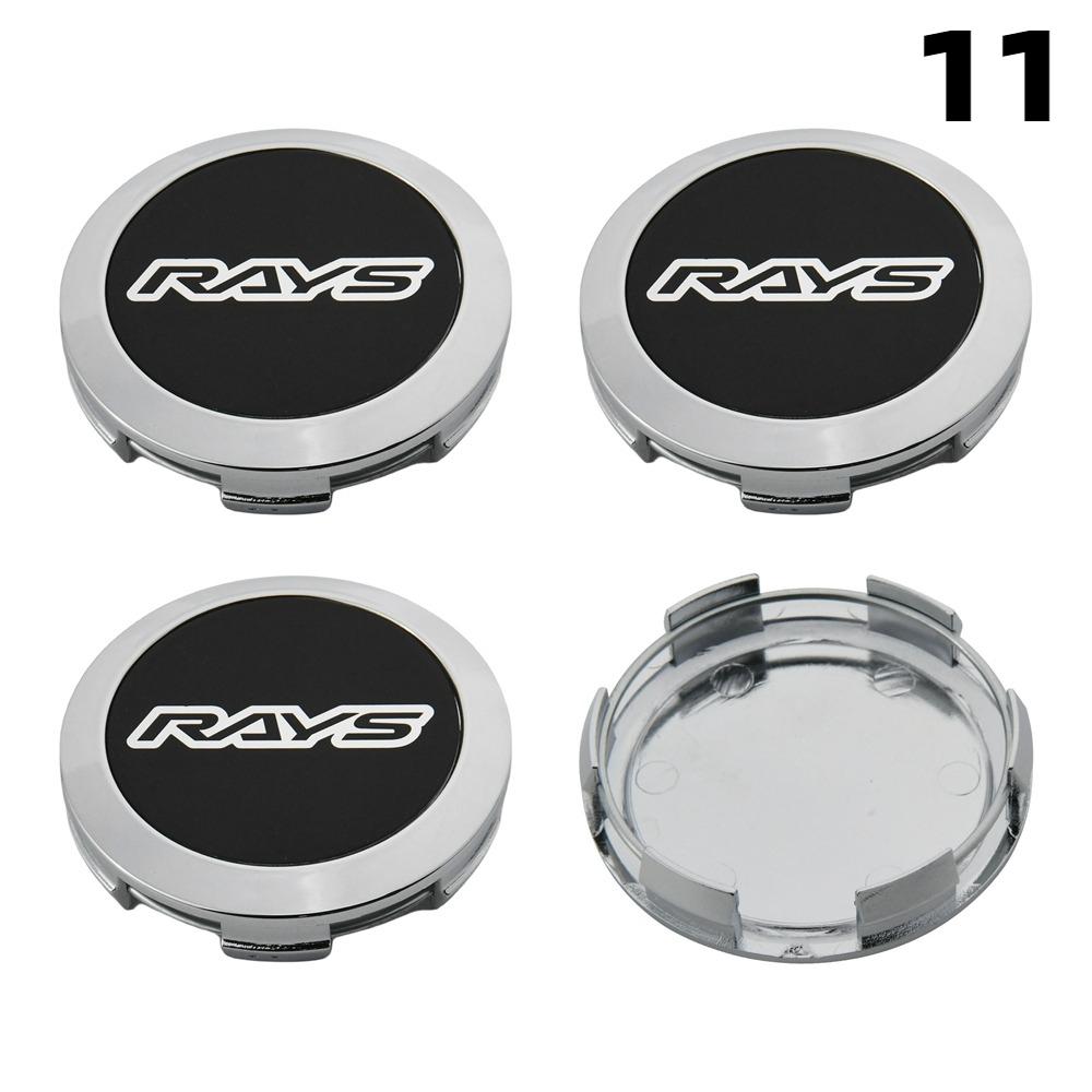 4 STKS 64 MM Buiten Diameter / 62 MM Binnen Diameter Velgdopjes RAYS VOLK VR GRAM Logo Wiel Center Dop Wieldeksel Naafdoppen Sportauto Band Accessoires