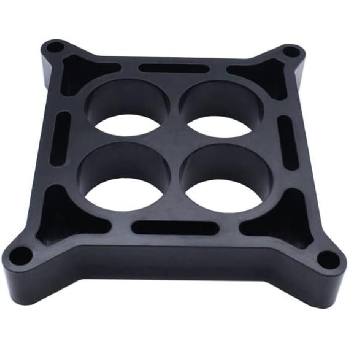 YAEGER 1 Zoll Geporteter Phenolharz-Vergaserabstandshalter für Edelbrock für Holley für SBC für BBC für Chevy V8