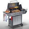 Cast Iron Garden Gas Grill with Lid 4+1 Burners Berdsen Bd-896