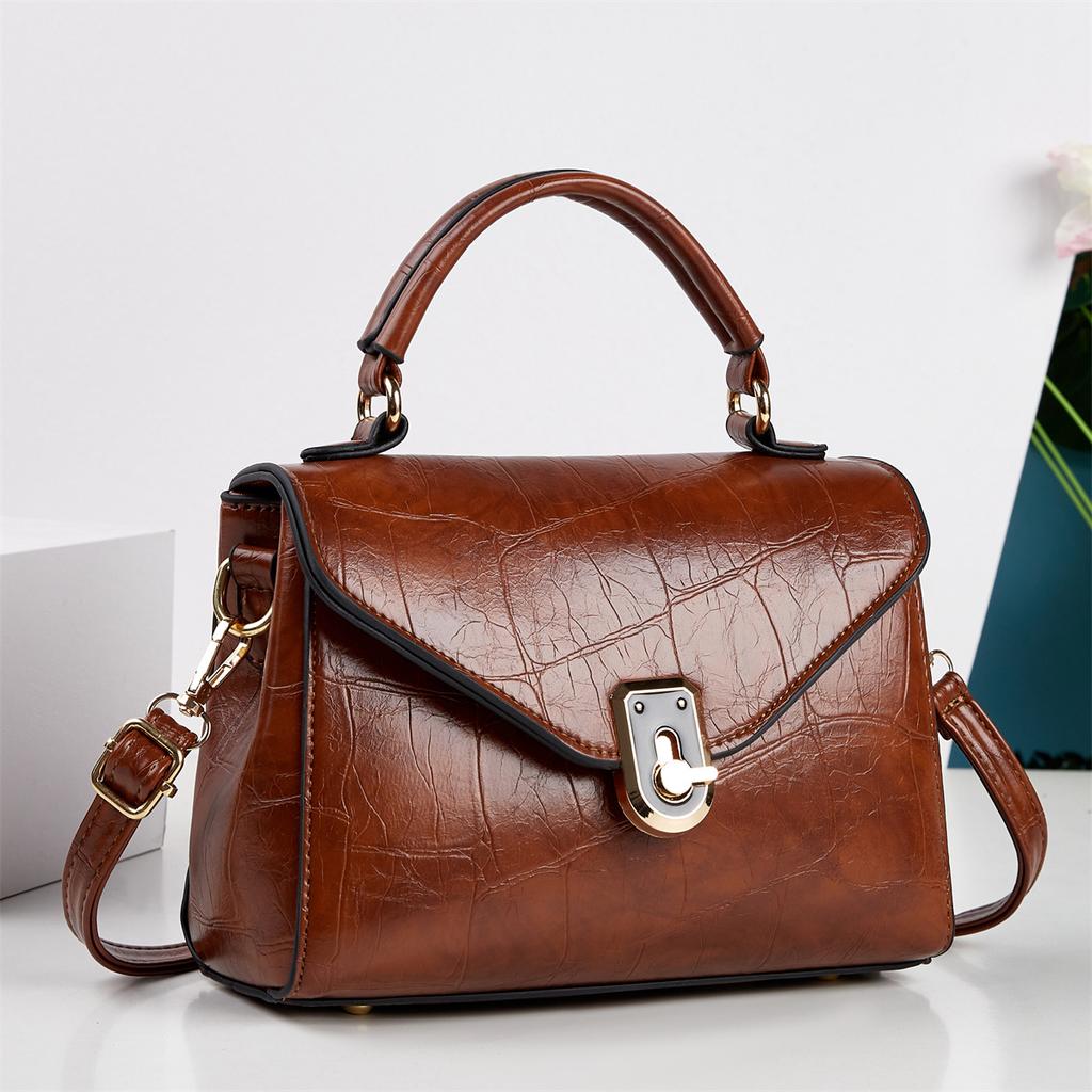 Schultertaschen Retro-Geldbörse Clutch Schulter-Handtasche mit Reißverschluss Crossbody für Damen Retro-Umhängetasche Crossbody-Handtaschen Damen-Handtaschen mit oberem Griff