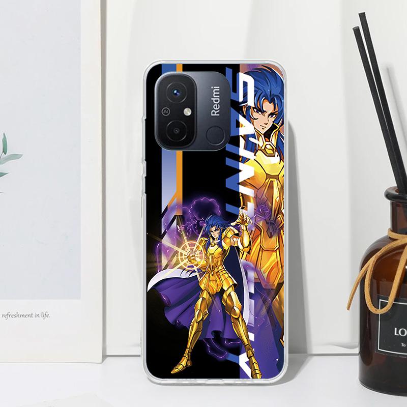 Anime Saint Seiya Phone Case For Xiaomi Redmi 14C 13 13C 12 12C 10 10A 10C 9 9A 9C 9T 8 8A 7 7A 6A 6 Pro K80 K70 K60 K40 K20 12C