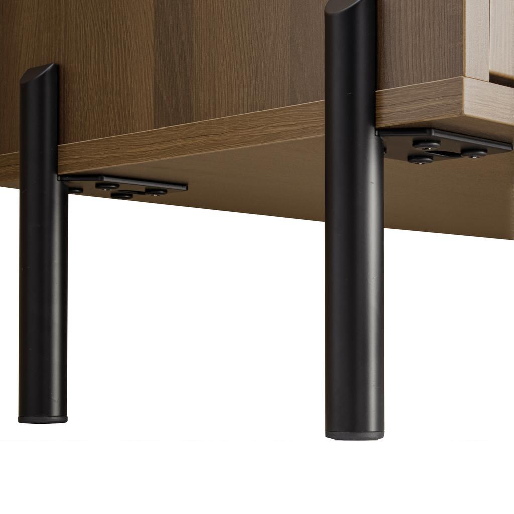 TV Cabinet with Three Doors. Low Cabinet, Living Room Furniture, Dimensions: 160 X 35 X 46 Cm (Length X Width X Height).