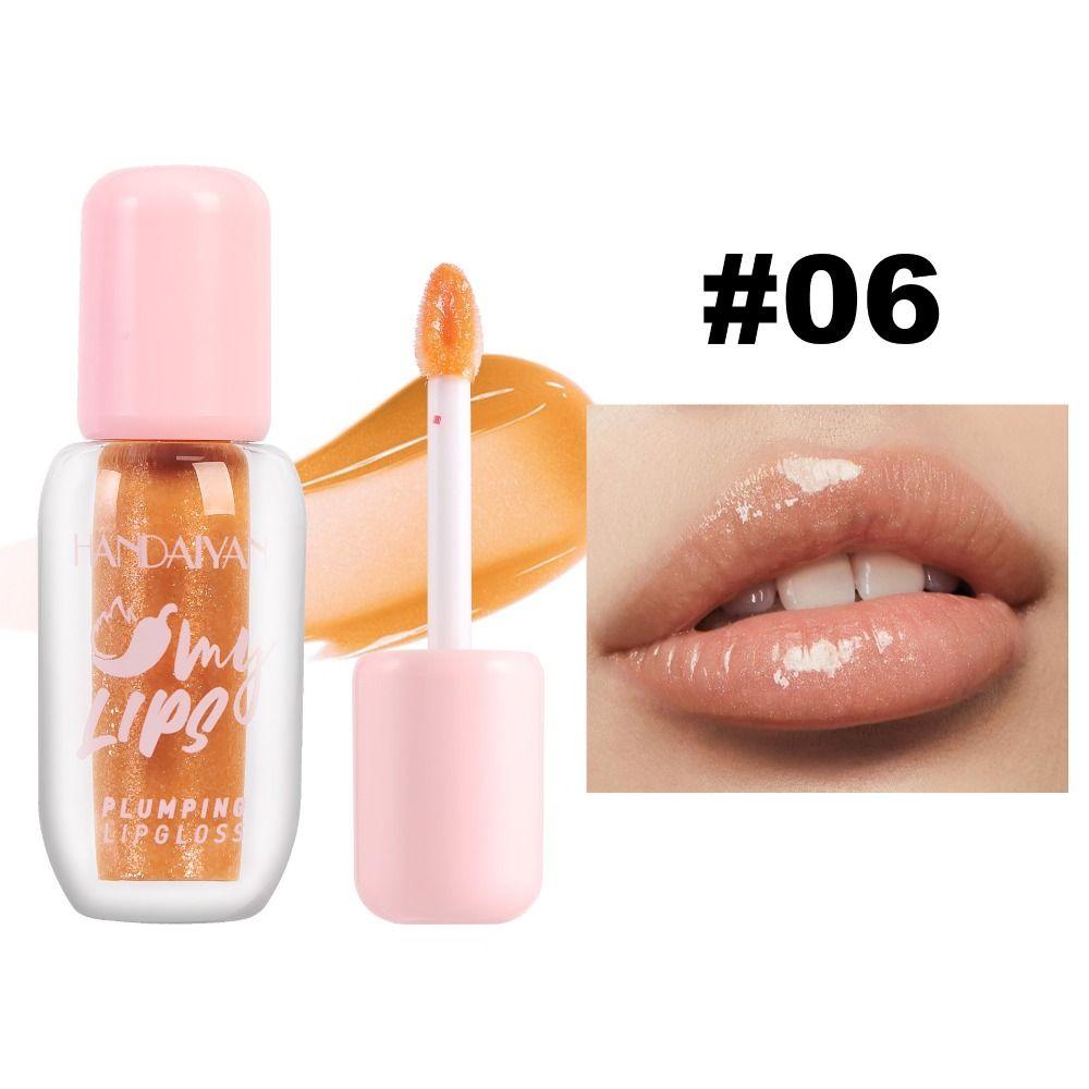 Water-gloss Mirror Lip Glaze, Plump Lips, Pearlescent Lip Gloss, Handaiyan Long-lasting Moisturizing and Moisturizing Lip Dye