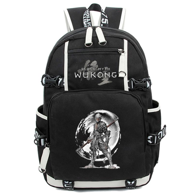 

Black Myth Wukong Backpack Teenger Back to Schoolbag Дівчина Хлопчик Шкільний портфель Студент Діти Bookbag Чоловіки Жінки Дорожня сумка Mochila