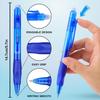 USUAL12 Color 0.5mm Erasable Gel Pens,Make Mistakes Disappear Colored Pens,Fine Point Retractable Erasable Gel Pens for