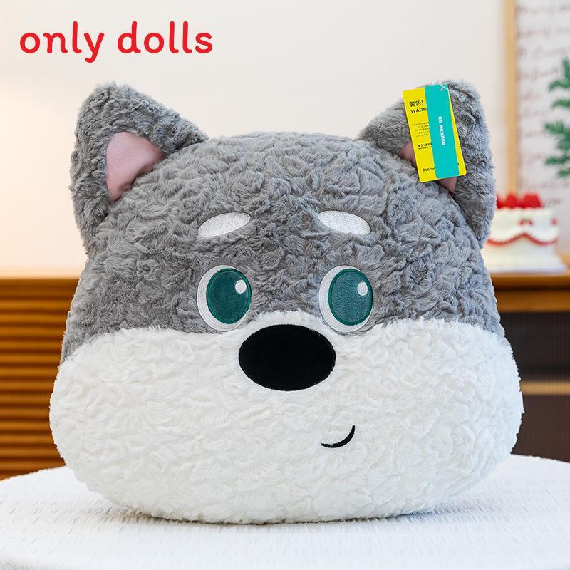 Cute Cat And Dog Plush Pillow With Feather Filling For Home Decor And Comfort