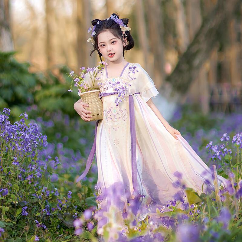 Qibai Mädchen Hanfu Sommer Chinesischer Stil Feenkleid