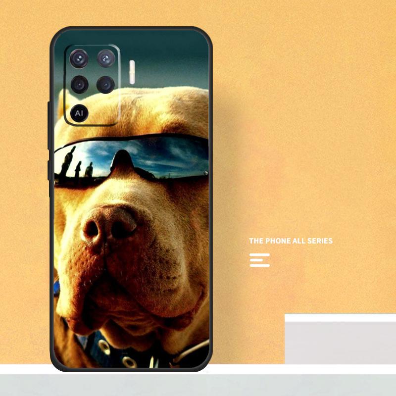 Pit Bull Lovely Dog Pitbull Case For Oppo A74 A94 A54 A15 A17 A57 A6 A5 Pro A16 A76 A96 A40 A60 A80 A18 A38 A58 A78 A98