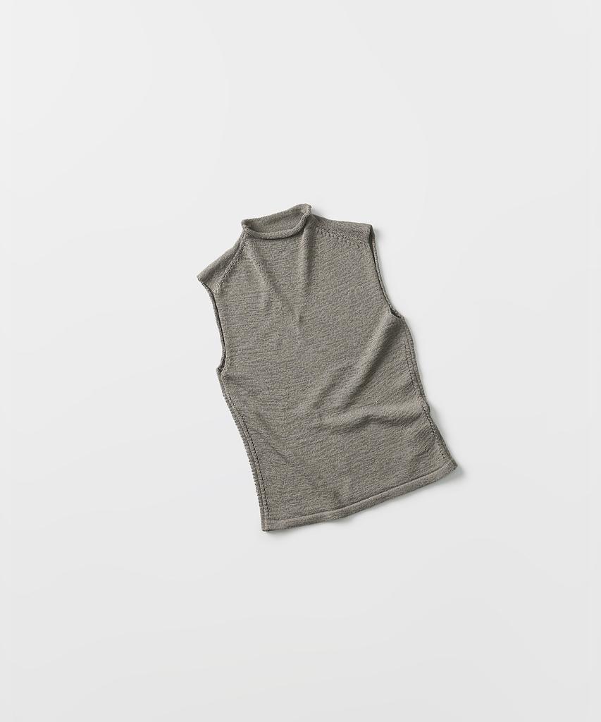 Beleuso Taped Sleeveless Knit Top