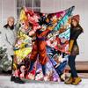 1pc Dragon Ball3 Theme Blanket - Digital Print, Polyester, Cozy for All Seasons, Perfect for Outdoor, Camping, and Travel