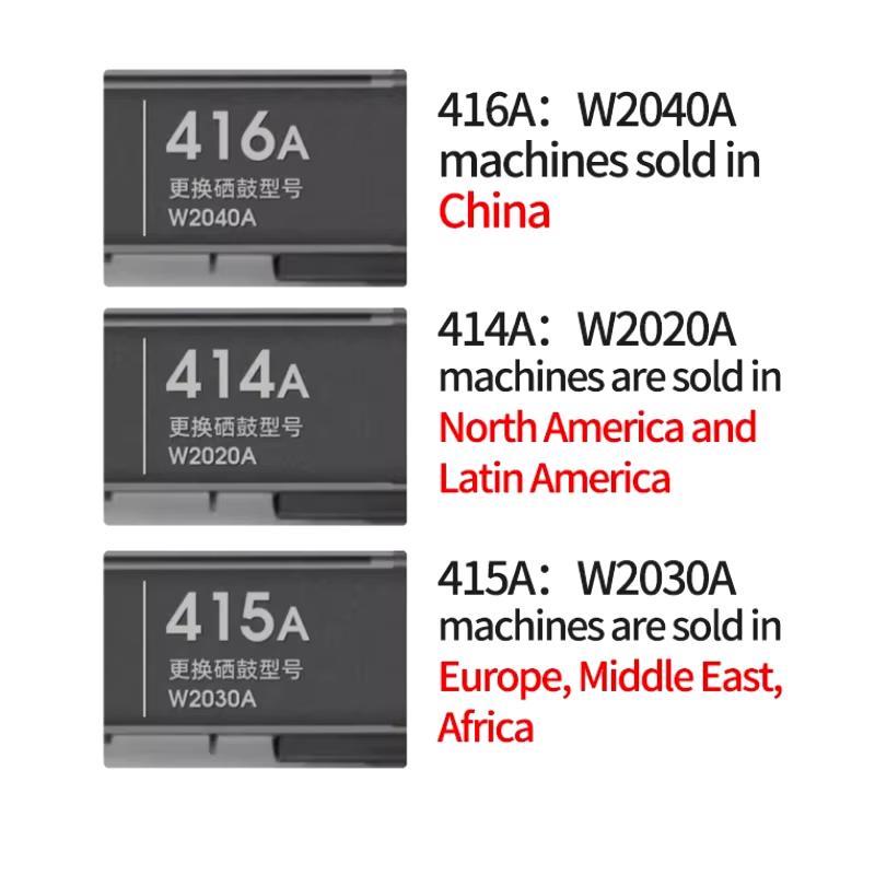 Cartucho de toner 4PCS 415X 416X 414X, adequado para impressora HP M454 M454dw/nw MFP M479 M479dw M479fdw