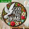 2D Flat Wooden Wall Art - Ideal for Both Indoor and Outdoor Decor, Featuring A Distinctive Design, Nurseries,  Restaurant Shop Wall Decor
