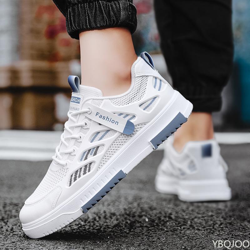 Fashion Mens New Mesh Sneakers Casual Versatile Board Shoes Trendy Breathable Non Slip Footwear Outdoor Walking Male Shoes Zapatos Homme