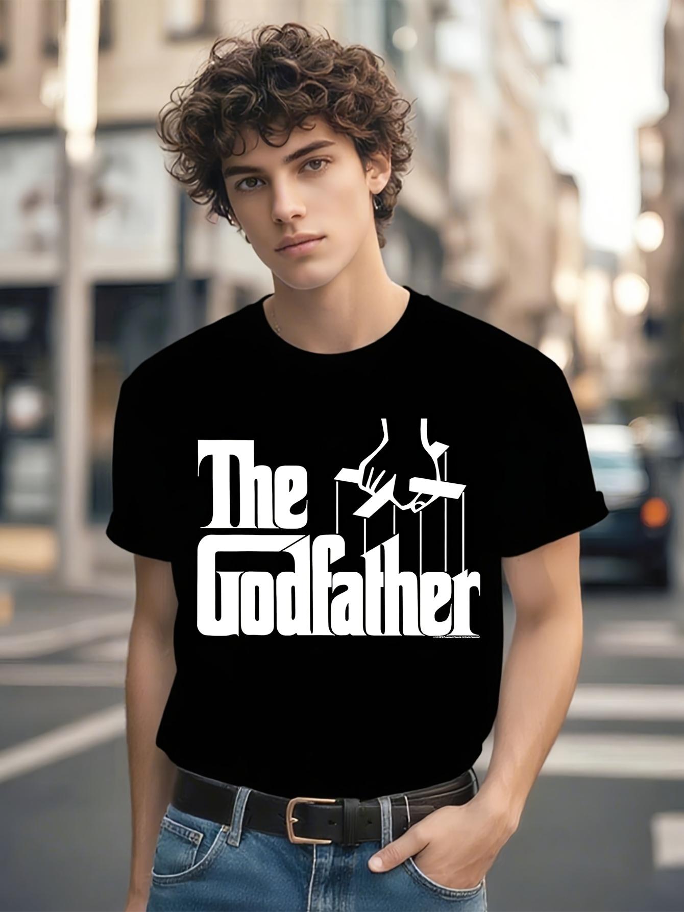 The Godfather Movie T-shirt - Iconic Godfather Graphic Tee with Bold title S
