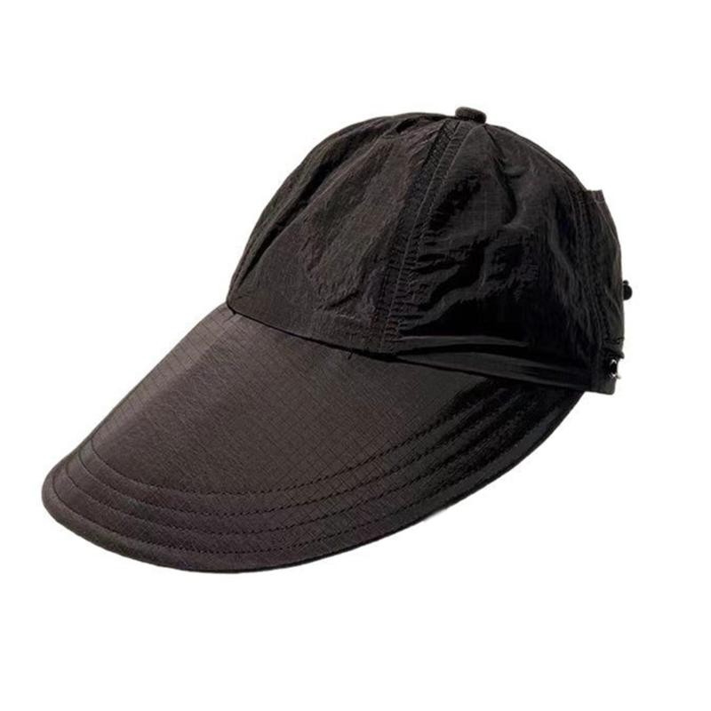

Breathable Sun Protection Hat With Ponytail Design For Hiking Beach And Running Multiple Color чорний