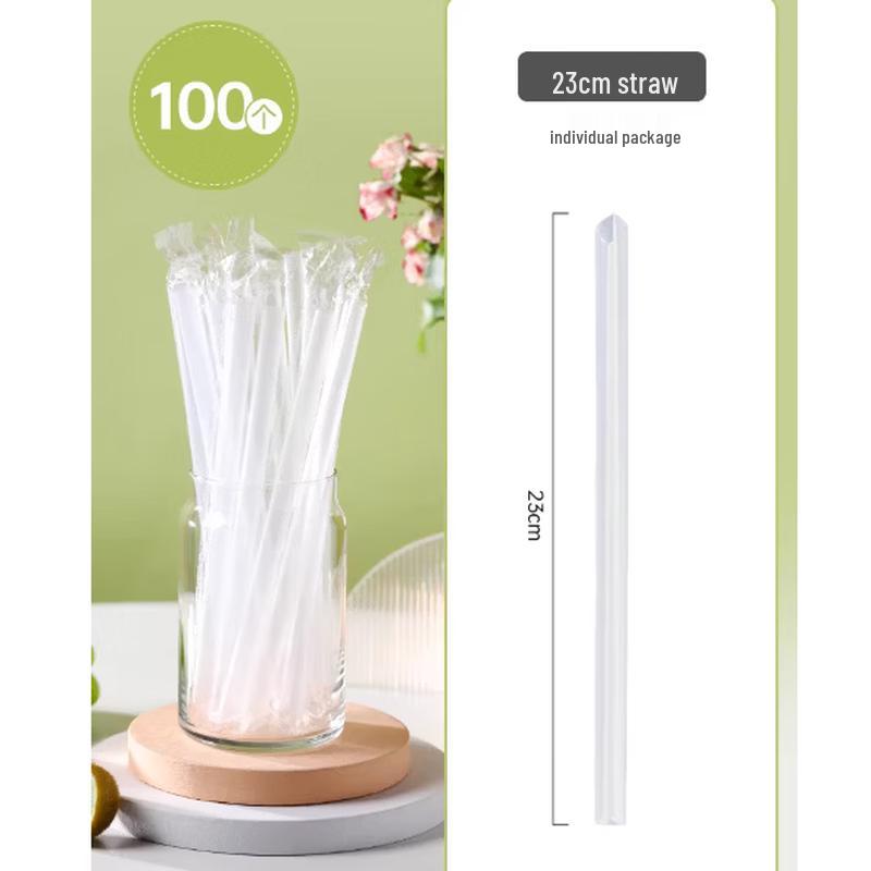 Xingdu Disposable Plastic Cups with Lids and Straws
