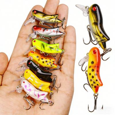 5CM3.5GBionic Grasshopper Lure Bait Long Casting Vibrating Sinking Floating Surface System Special for Mandarin Fish and Bass