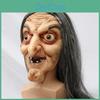 Latex Witch Face Mask Halloween Party Horror Costume Accessory And Prop Decor