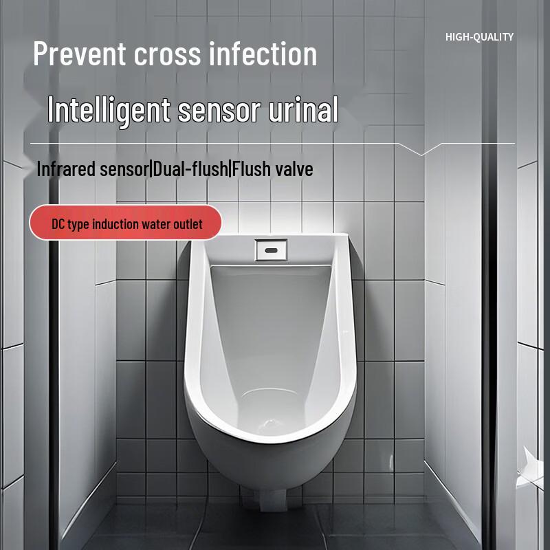 Whale Club Concealed Urinal Smart Sensor Flush Valve