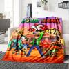 Name Custom Ben 10 Print Flannel Blanket High Quality Warm Comfortable Cover for All Seasons Perfect for Gifts Home Decor