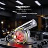 Llavero con Sonido de Mini Turbo Linterna LED Portátil Colgante Ligero de Plástico para Llavero de Coche Actividad Nocturna al Aire Libre