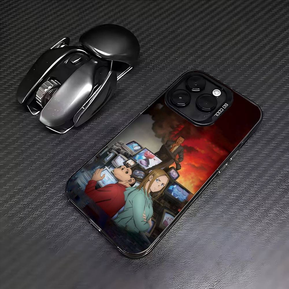 T-The Darwin Anime I-Incident  Phone Case For iPhone17,16,15,14,13,12,11 Plus,Pro Max Colored Silver Plated Inside Cover