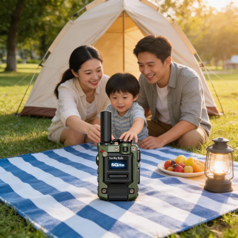 Globales Walkie-Talkie 4G 3G 2G integriertes bidirektionales Dualfrequenz-Walkie-Talkie mit unbegrenzter Entfernung von 5000 Kilometern