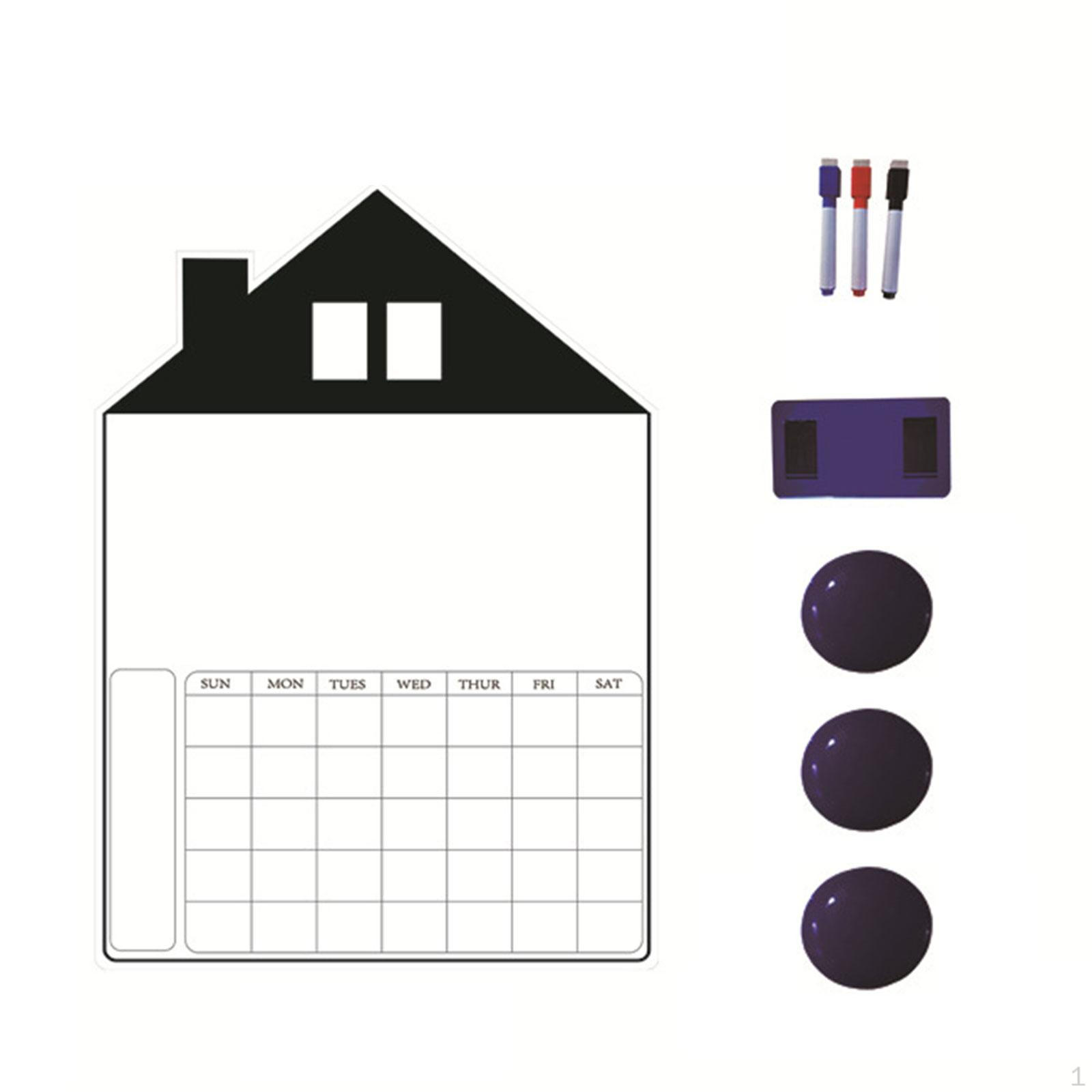 

Магнитный еженедельный планировщик Accs Daily Organizer для учебы, холодильника, кухни B