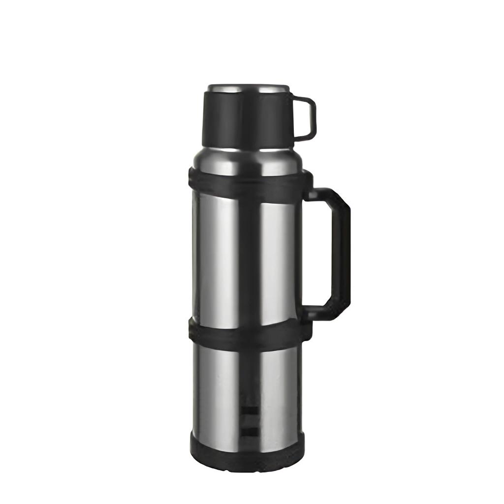 High Quality Large 1800ml Leak Proof Vacuum High-efficiency Insulation Function Thermos Flask with Foldable Handle and Cup Lid