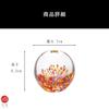 ADERIA Tsugaru Vidro HANABI Single Flower Vase, Made In Japan, Gift Box Included. Stylish Glass Vase, Perfect for Dried Flowers, Flower Arrangements,