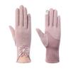 Women's Sunscreen Gloves New Spring and Summer Driving Korean Version of Lace Bow Riding Anti Slip Thin Touch Screen Gloves