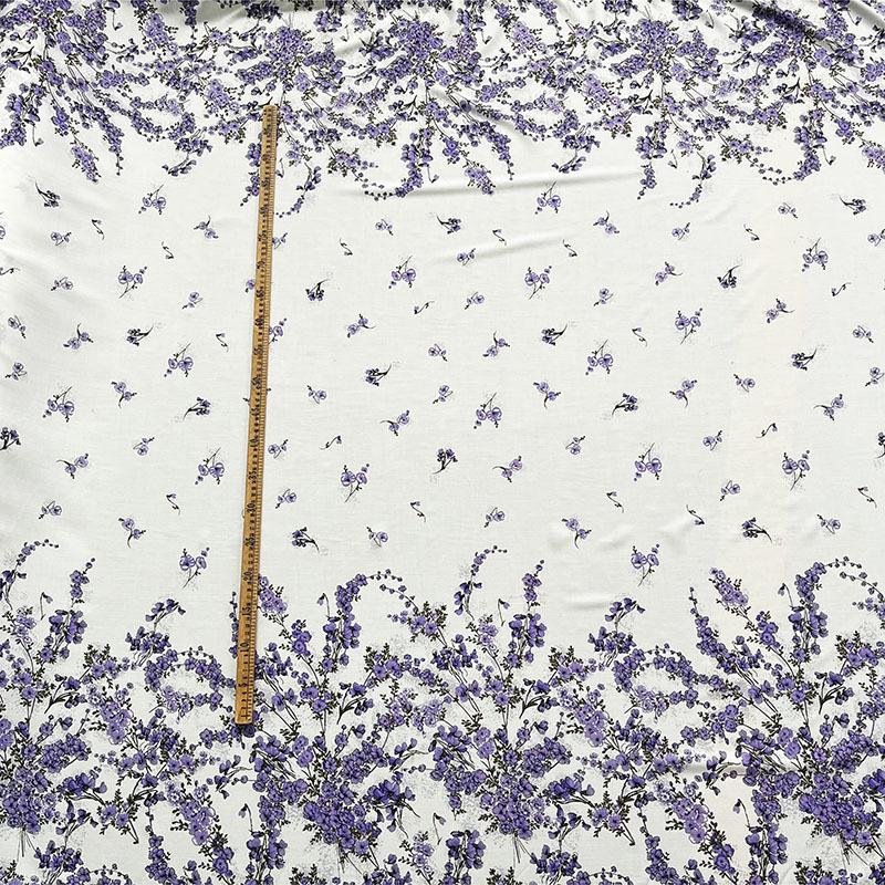 Viskose Stoff Blumenstoff Neu Digital Bedruckt zum Nähen Sommerkleid Kleidung DIY Handgemacht 100*145cm