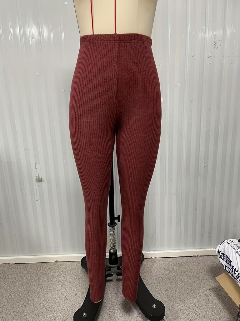 Women's Euro-American Autumn Winter Velvet-Lined Pajama Pants – Warm, Comfortable, Long, Tight Fit