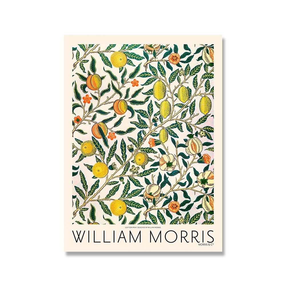 Malarstwo Art Nouveau w londyńskim metrze De William Morris Canvas Print Plakat wystawy Victoria and Albert Museum