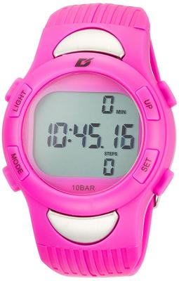 Arias Dash Digital Watch, Women's, Pink, WW19030HRPM-03, with Heart Rate Monitor, Pedometer, Waterproof, Multi-Function, Backlight, and Urethane Strap